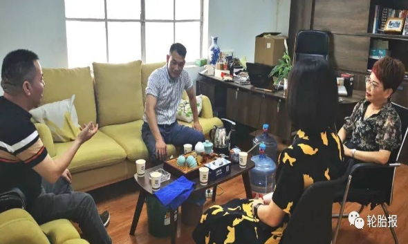 杭州汽配商會陳玉仙走進(jìn)致通輪胎有限公司