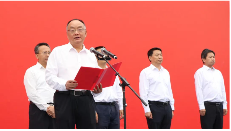 　湖北匯富納米材料股份有限公司董事長(zhǎng)王躍林發(fā)表講話