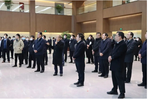 齊河縣委書記孫修煒一行現(xiàn)場觀摩金能化學項目